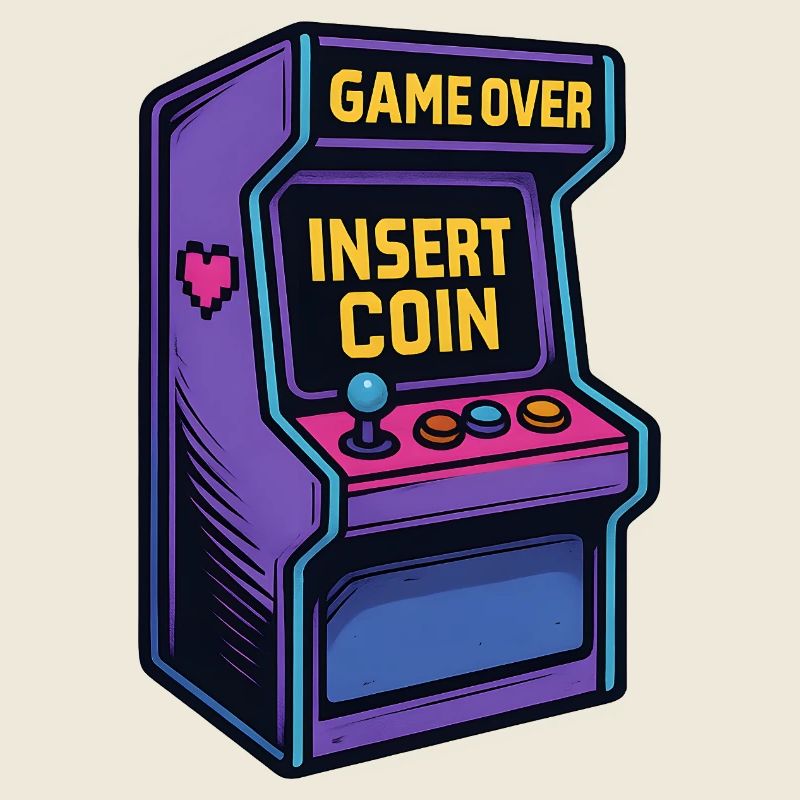 Insérer une pièce de monnaie – Retro Arcade Vibes