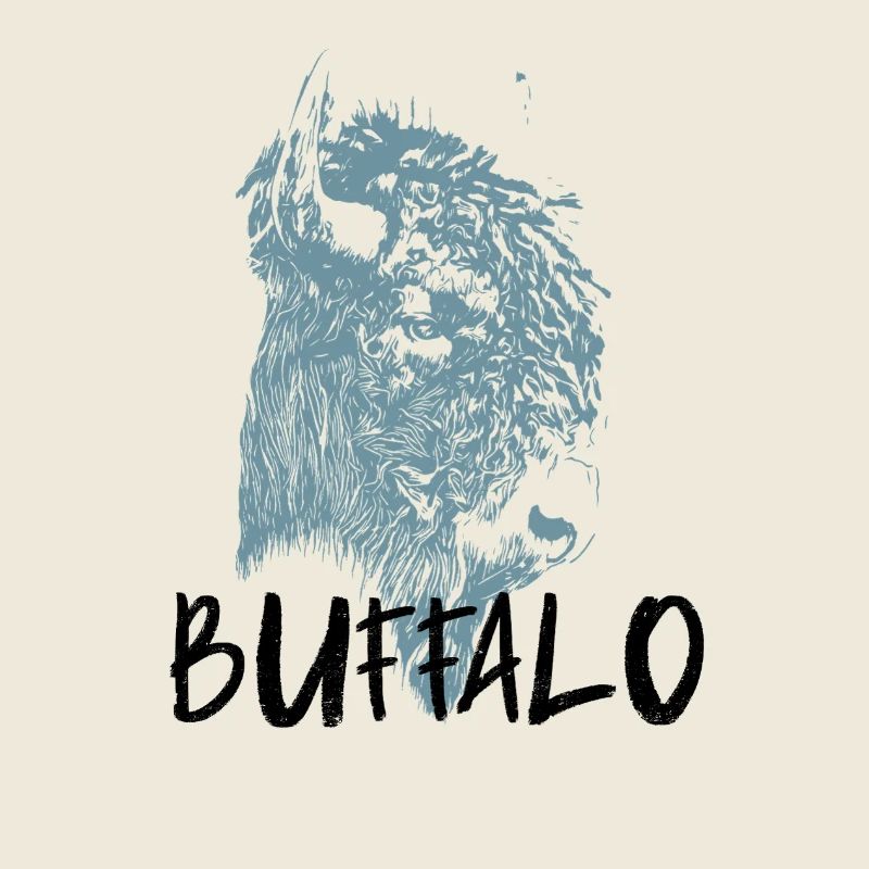 Portrait de bison d'amérique