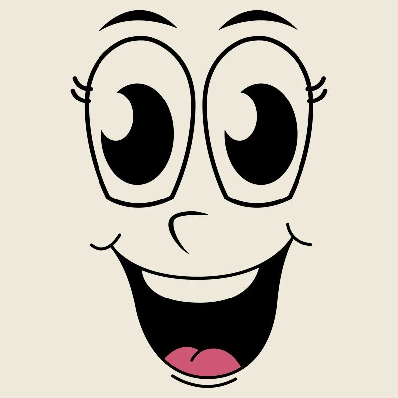 Visage heureux