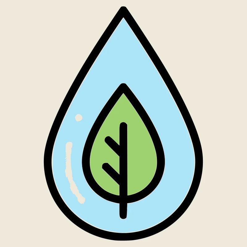 Water Drop Leaf Eco