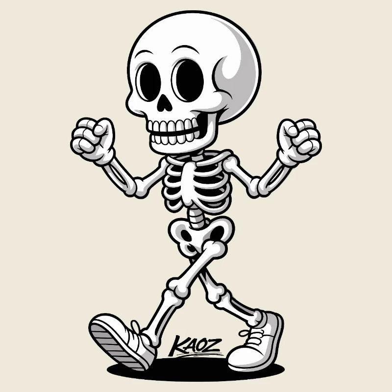 Dancing Skeleton Streetwear