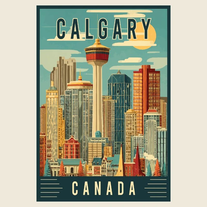 Découvrez la scène urbaine pittoresque de Calgary au Canada