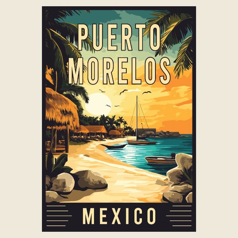 Entdecken Sie den Coastal Charm von Puerto Morelos Mexiko