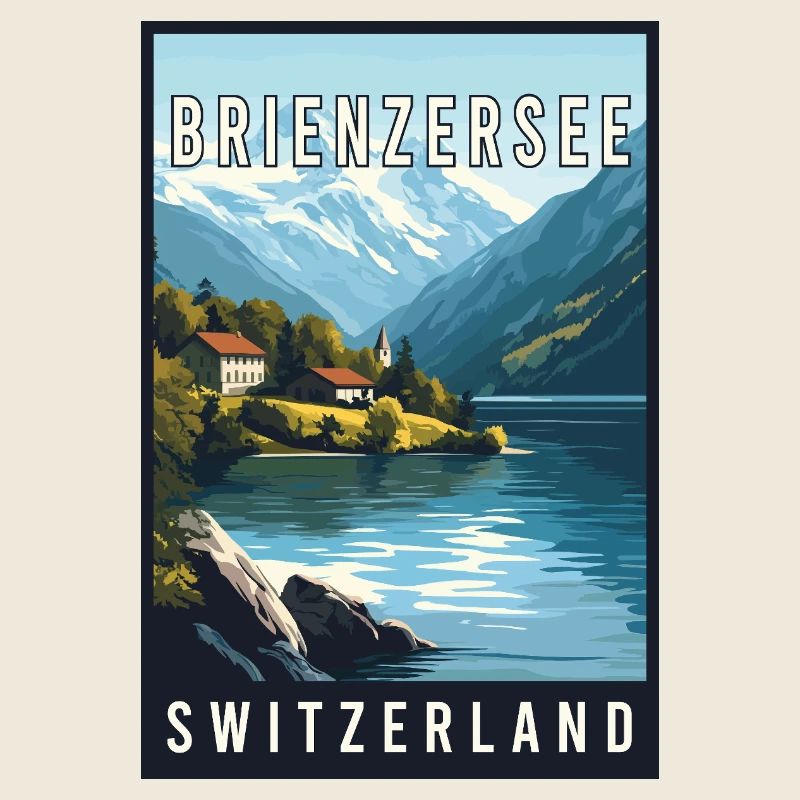 Explorez le lac alpin de Brienzersee en Suisse