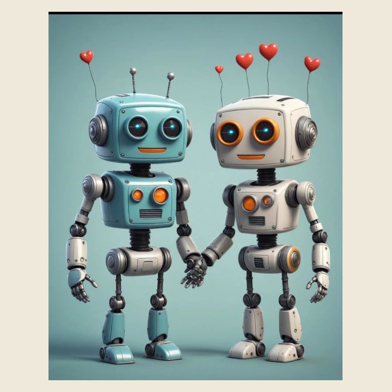 Roboter Pärchen
