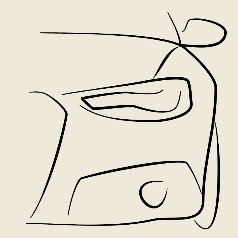 Auto Front Scheinwerfer Tribal