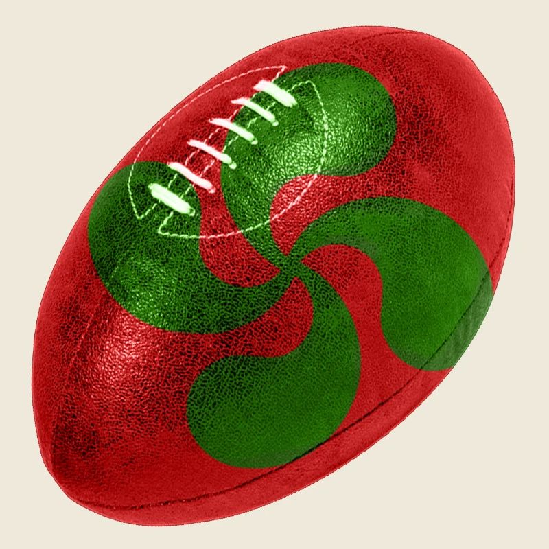 Ballon rugby Croix Basque