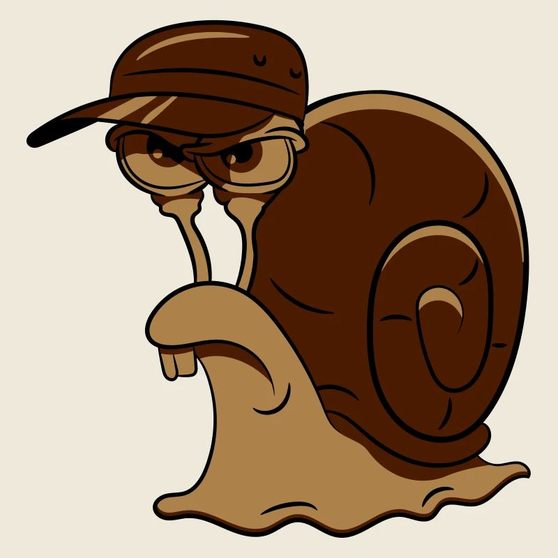 Snail funny evil