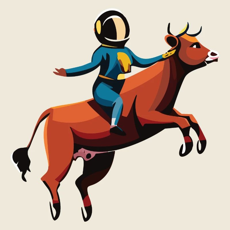 Austronauten-Reiten