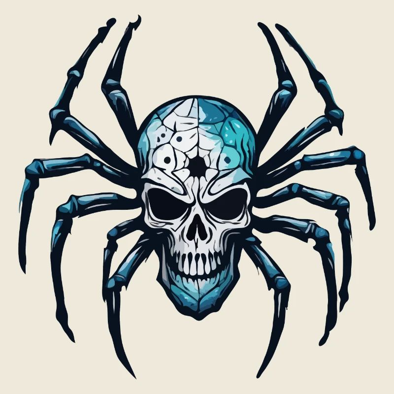 Spinne / Netz / Haustier / Kriechtier / Achtbeiner