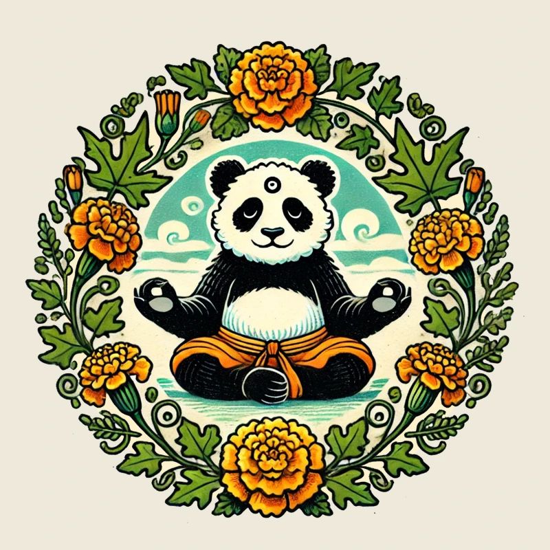 Zen Panda Bär