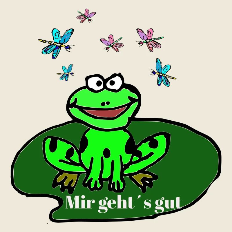 glücklicher Frosch