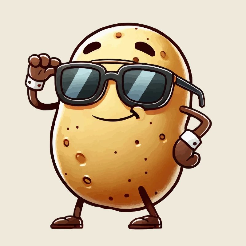 Bande dessinée sur la pomme de terre