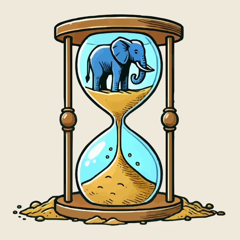 Sablier Éléphant