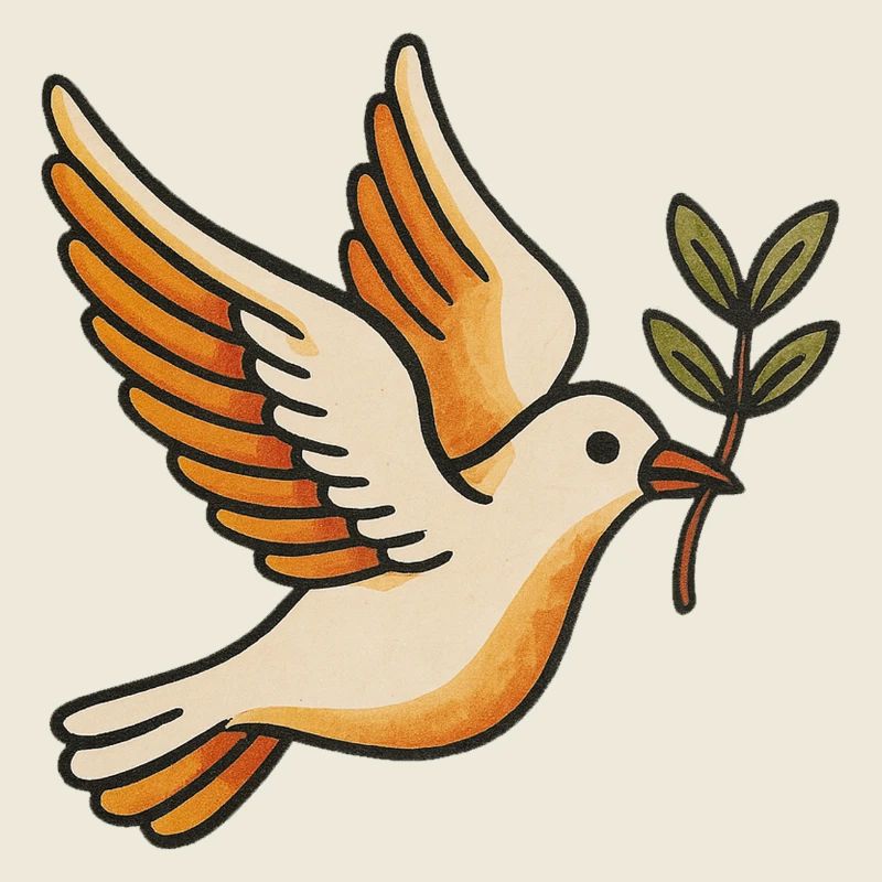 Taube des Friedens