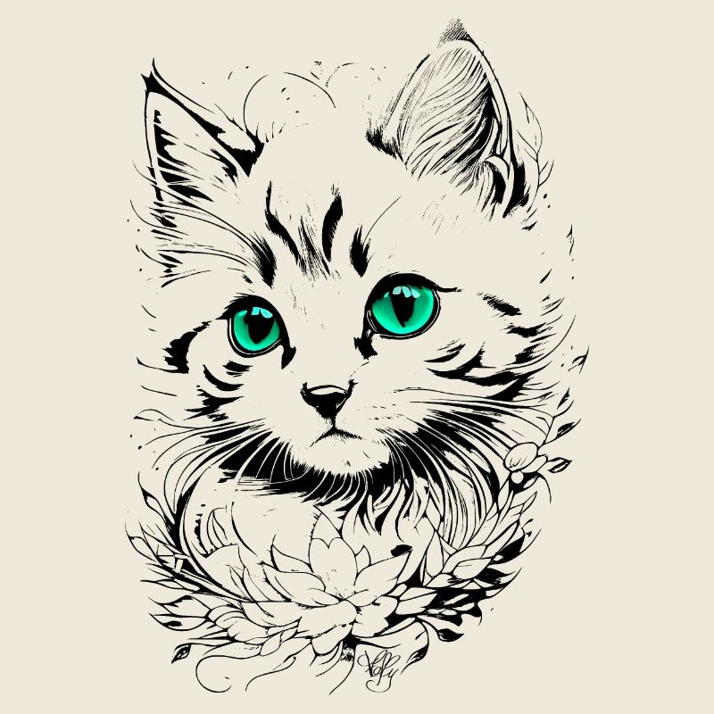 Tatouage de chaton 🐾 2