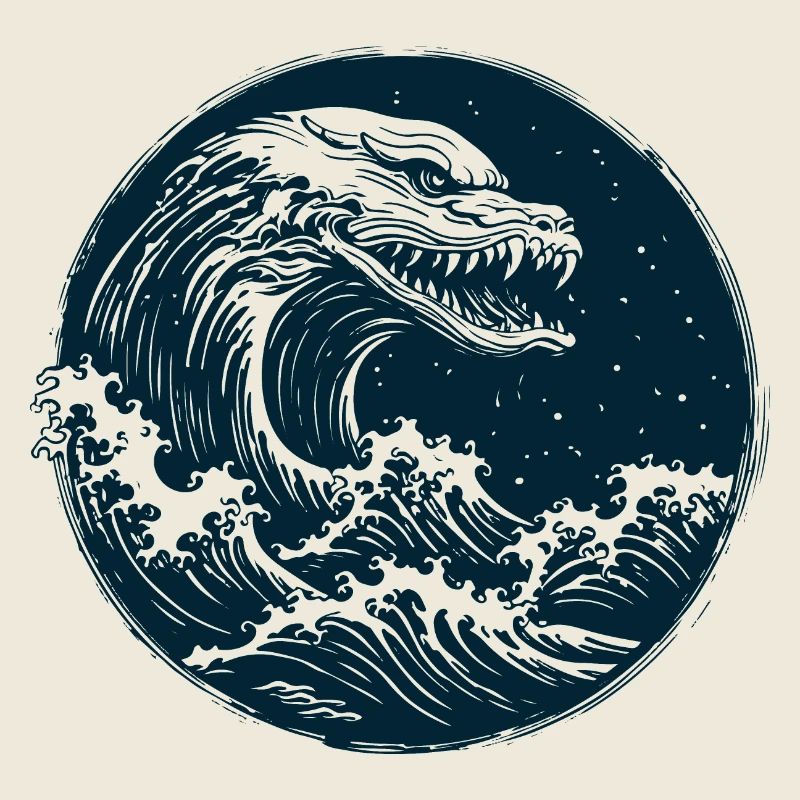 Serpent de mer des marées