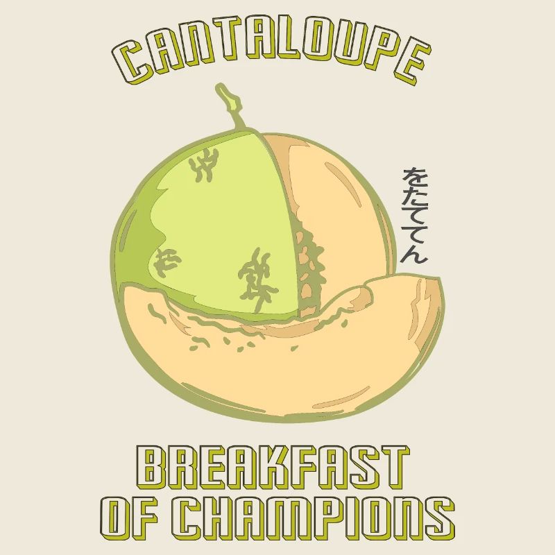 fruity and cool honeydew melon design