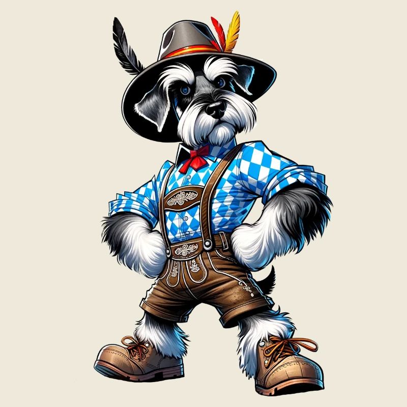 Schnauzer chien Bavière