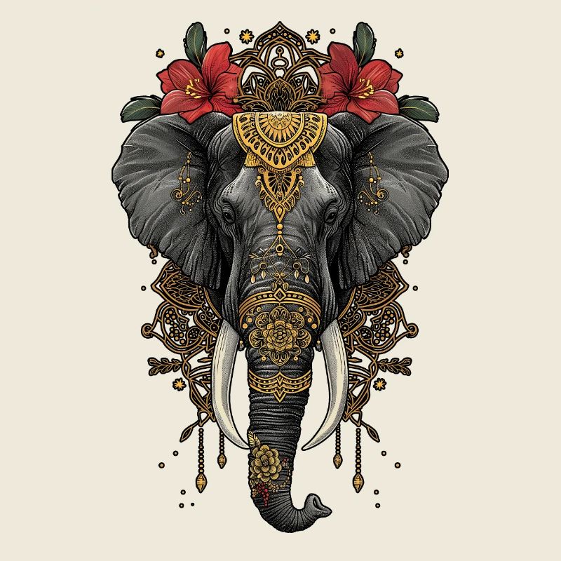 Mandala-Elefant