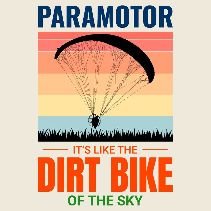 Pilote de paramoteur Paramoteur Dirt Bike Parapente