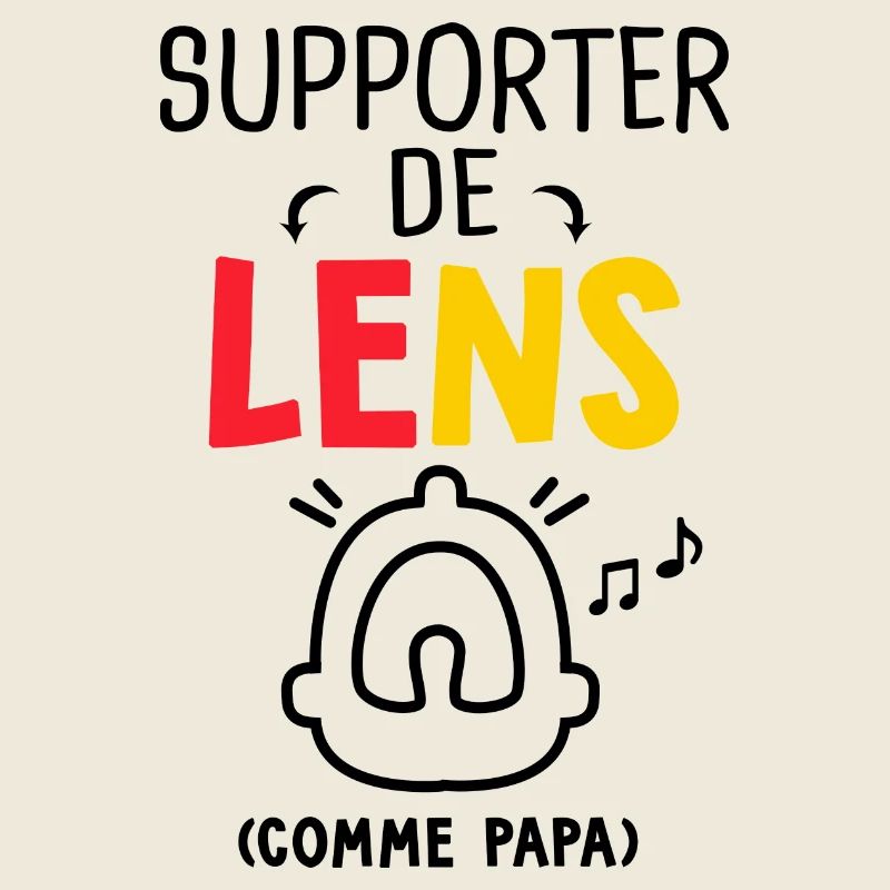 bébé supporter de Lens comme papa