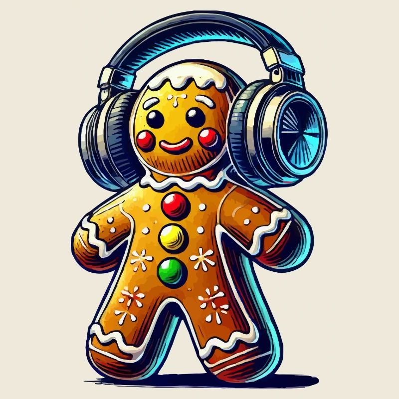 Gingerbread Music Lebkuchenmann