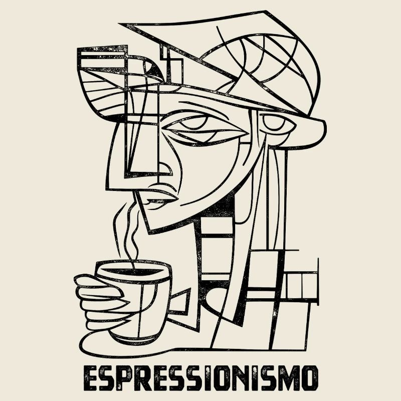 Espressionism - Espresso - Drinking Coffee