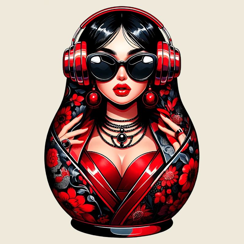 Russe Matriochka Musique Russie Russe