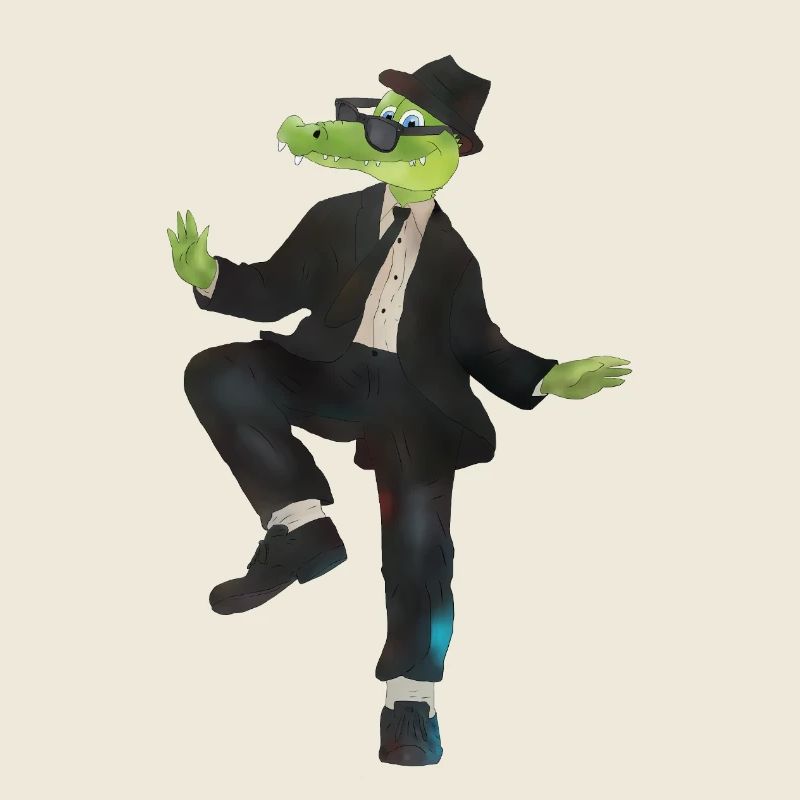 Blues Crocodile