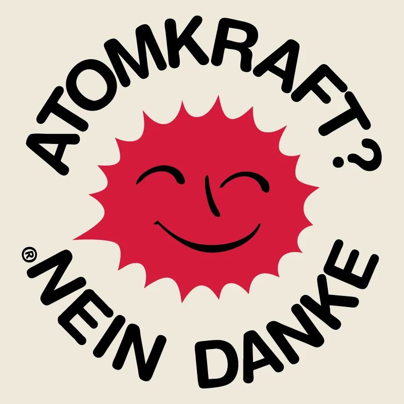 Nuclear power? No thank you! Logo smiling sun