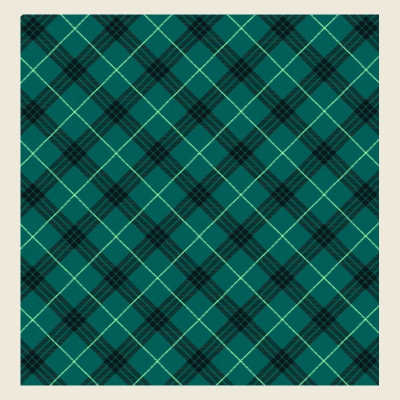 Checked pattern Checkered tartan fabric pattern turquoise green