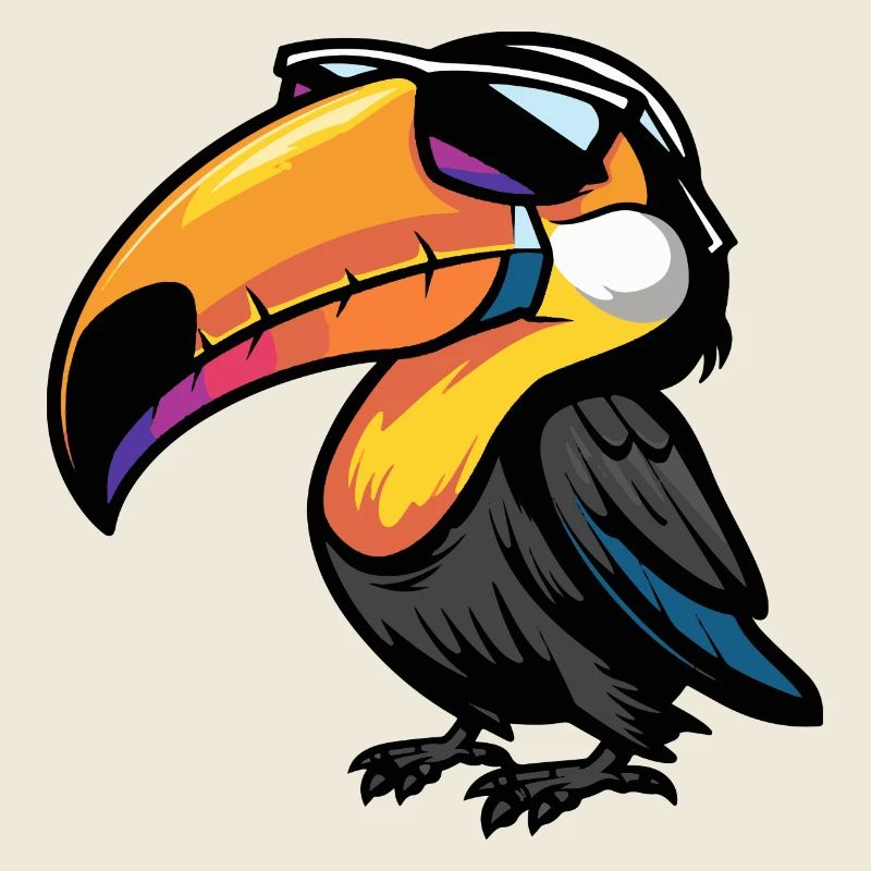 Toucan Bird Comic Cool
