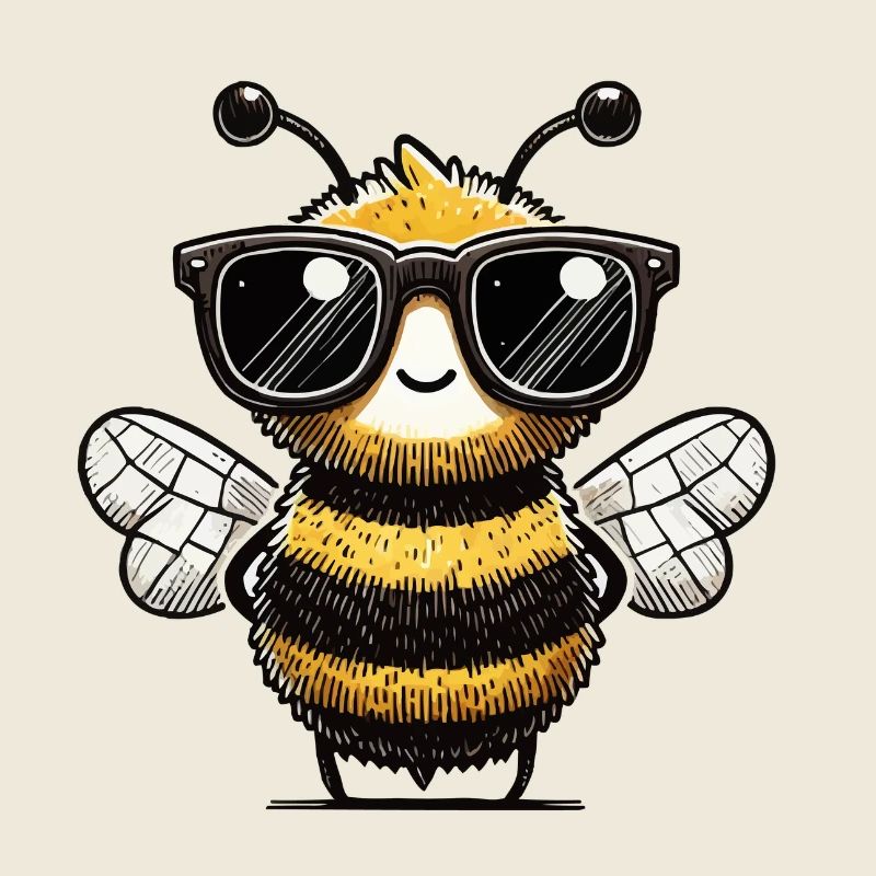 Bee Comic Sunglasses