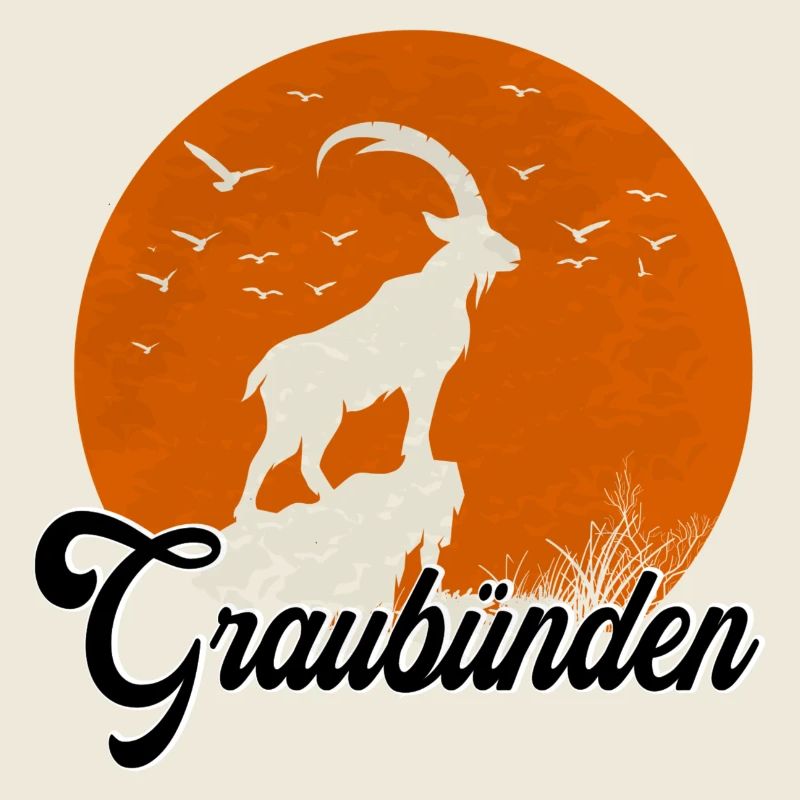 Graubinden Mondsilhouette