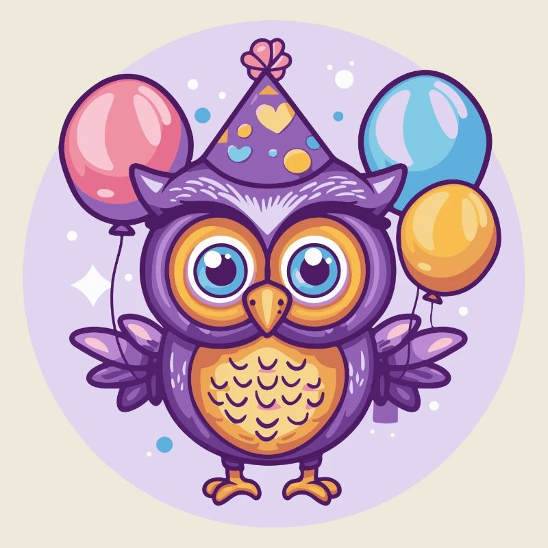 Eule Geburtstag Comic