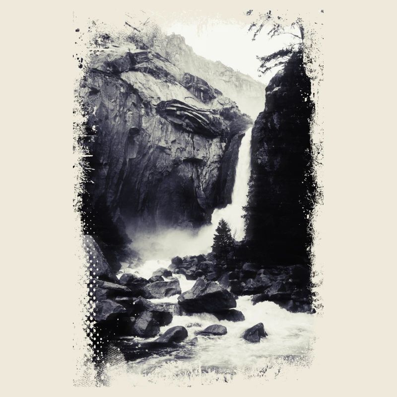 Waterfall in the wild