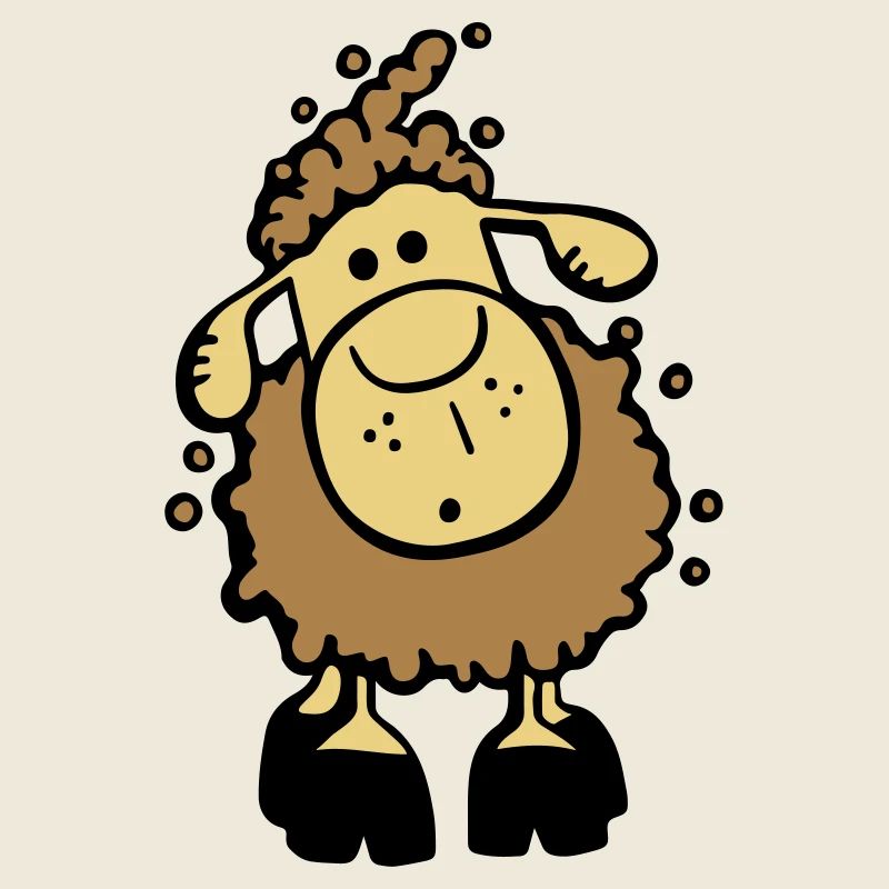 Flauschiges Schaf I Schäfchen I Kinder Geschenk