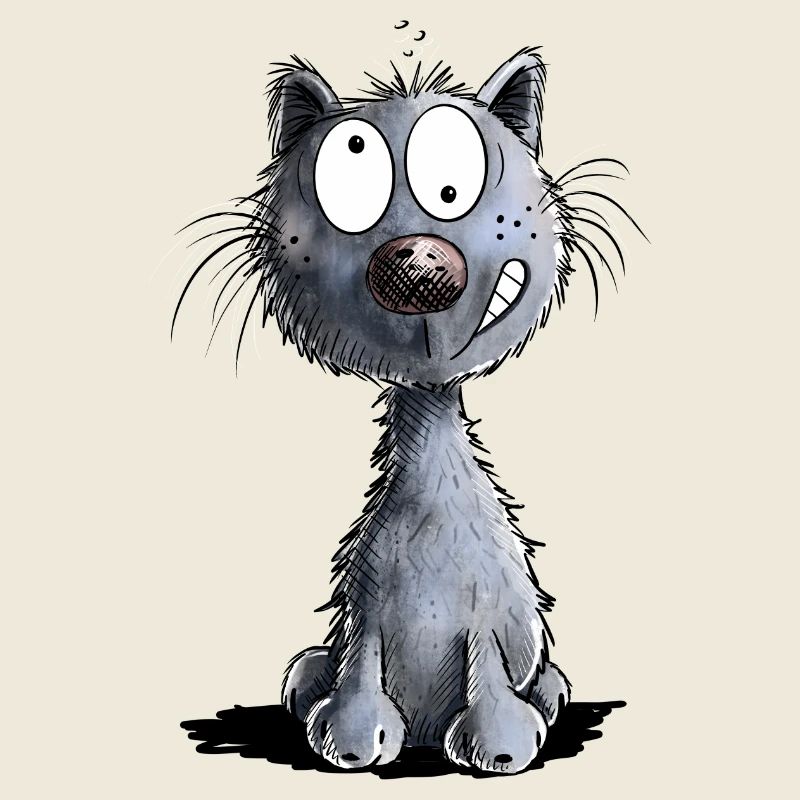Drôle de chat noir