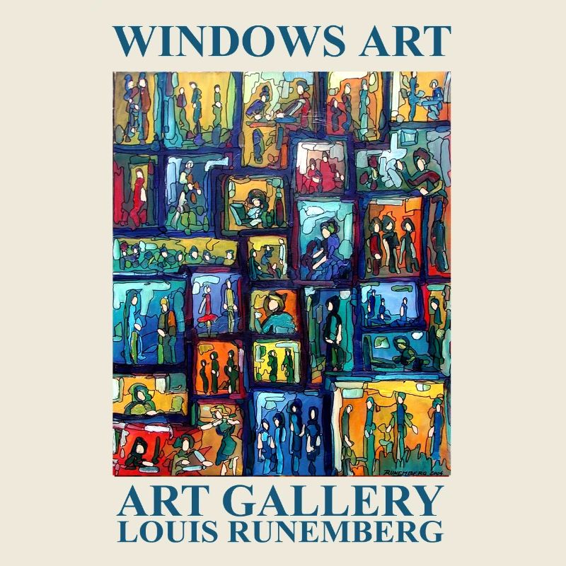 WINDOWS ART CREATION Louis RUNEMBERG © Adagp