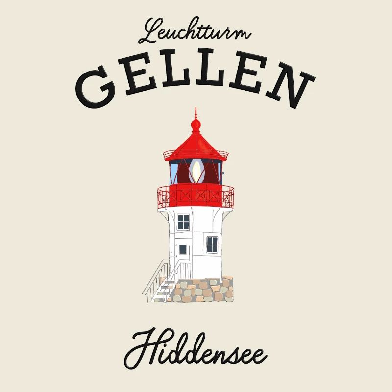Hiddensee, Phare Gellen, Affiche