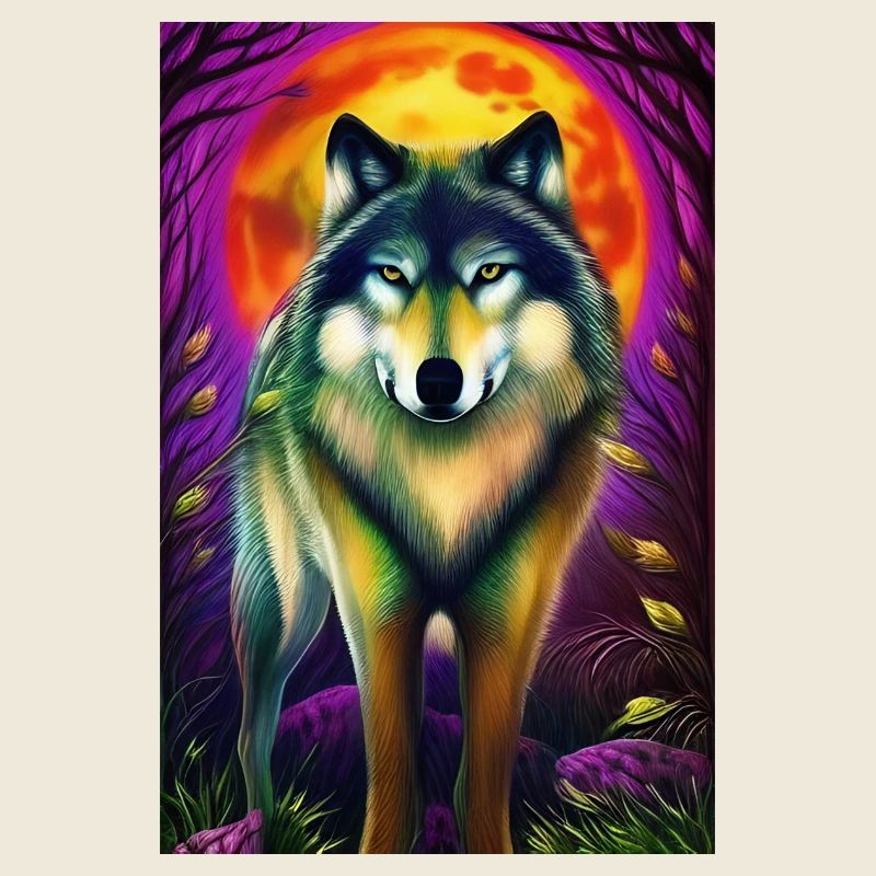 Le loup et la lune