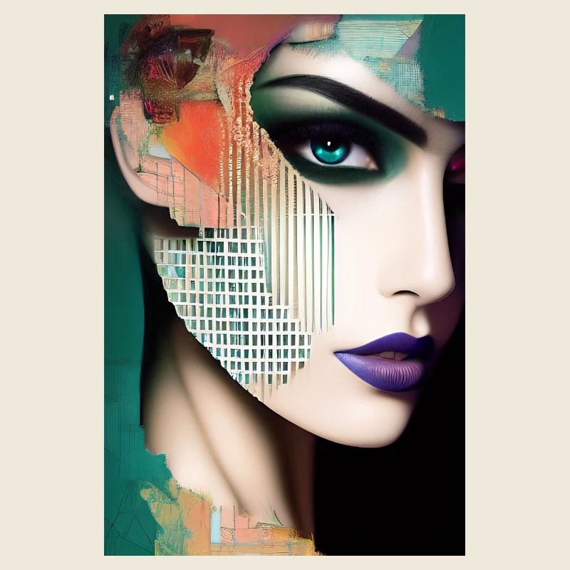 Abstract Facial Art