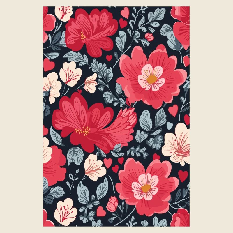 Motif floral