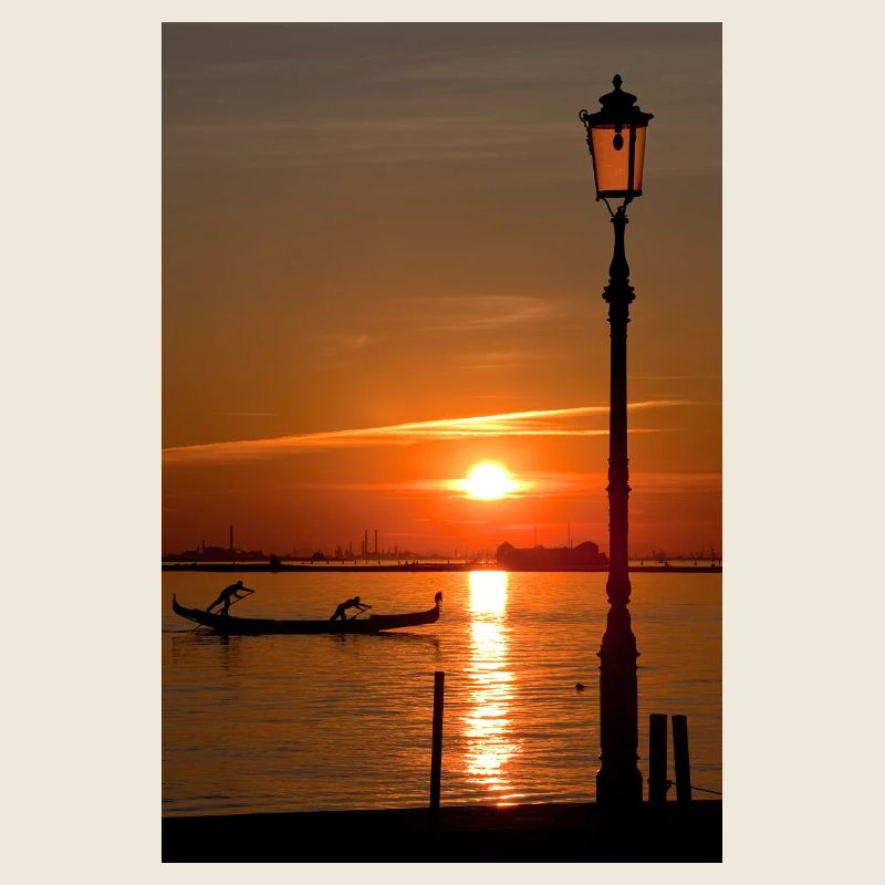 Sunset over Venice