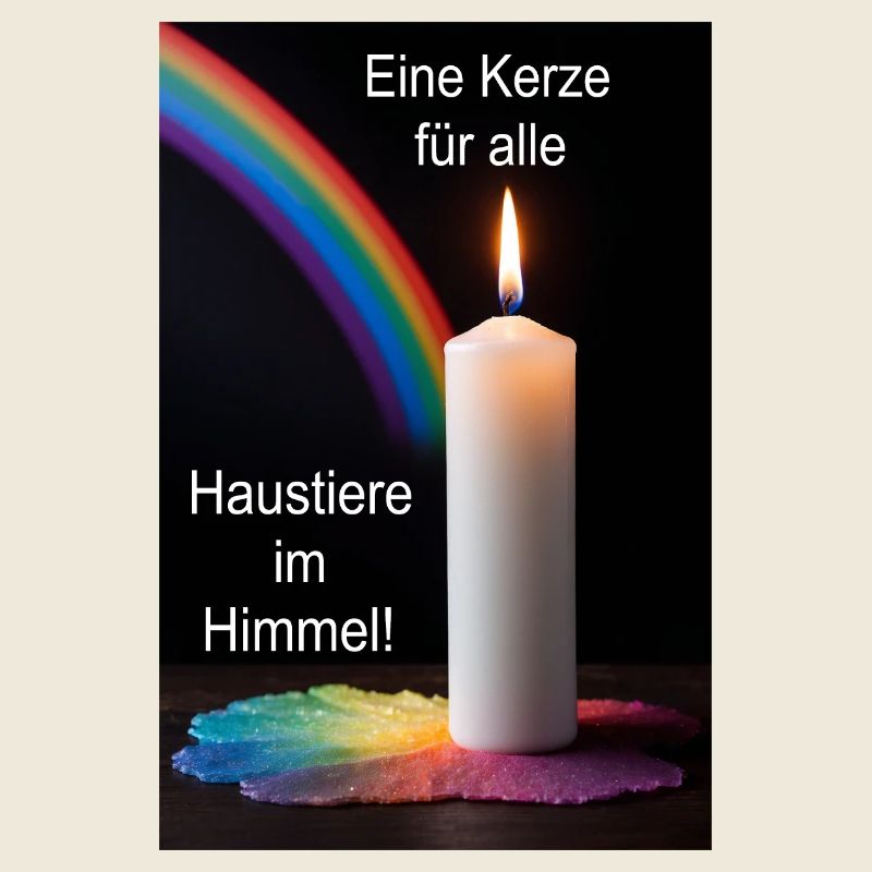 A candle for all pets in heaven