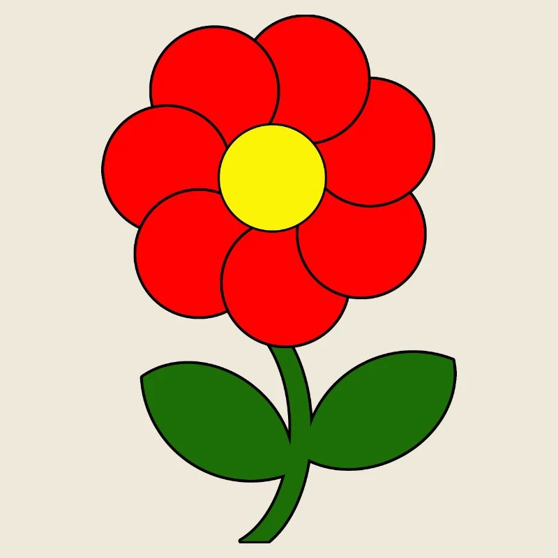 red flower