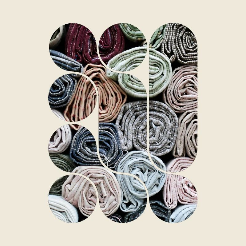 Ästhetische Harmonie der Stoffe