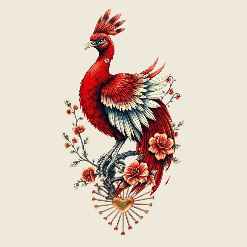 Starren Sie in die Unendlichkeit auf einen majestätischen Vogel