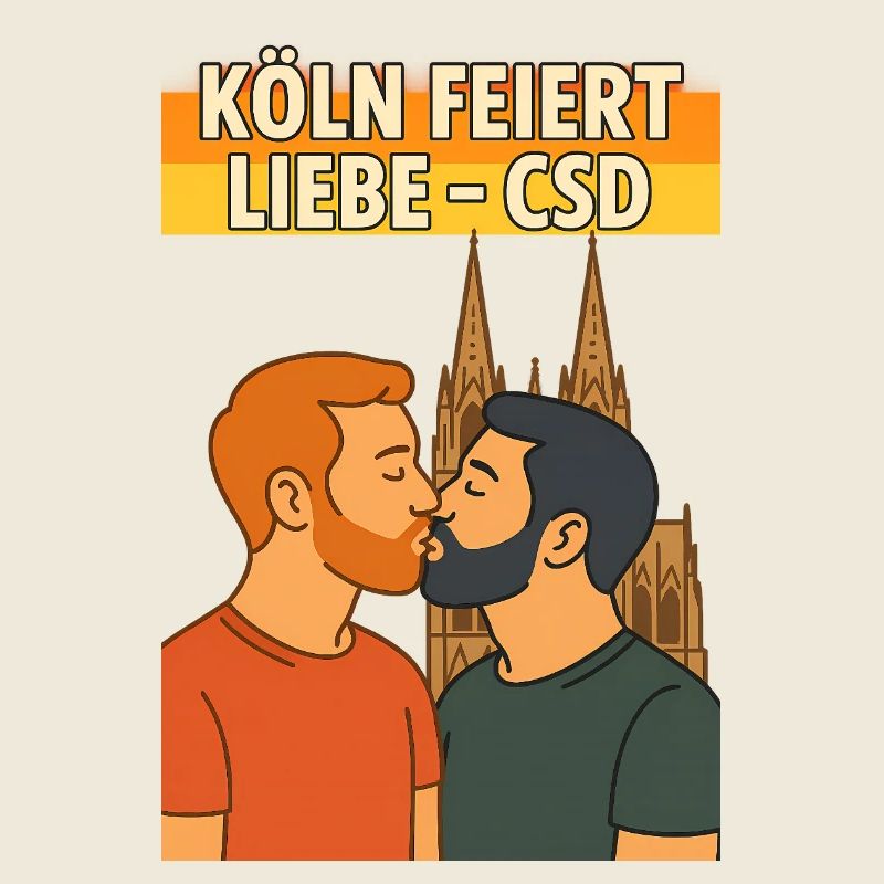 Köln feiert Liebe CSD Maenner
